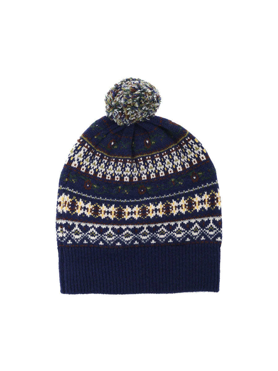 jacquard pattern KNIT beanie
