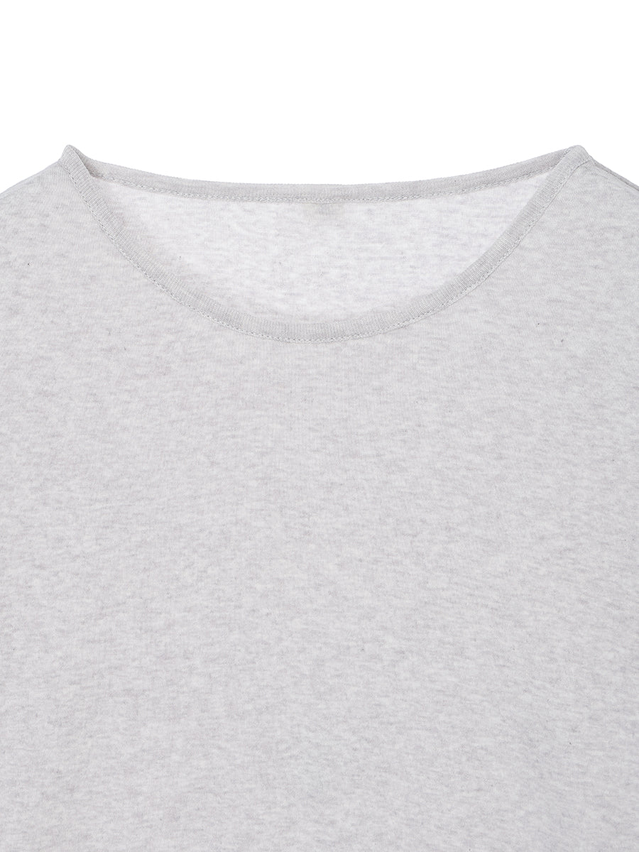 cotton/cashmere feathery T-shirt (small)