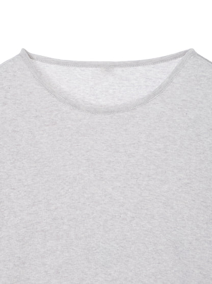 cotton/cashmere feathery T-shirt (small)