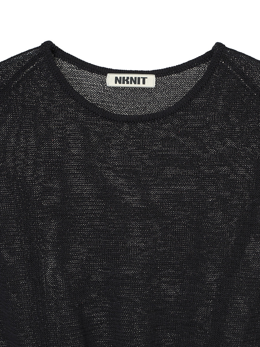 crispy cotton sleeveless KNIT