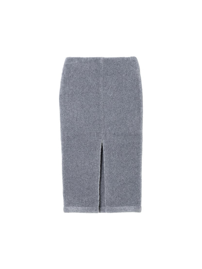 fluffy wool KNIT skirt