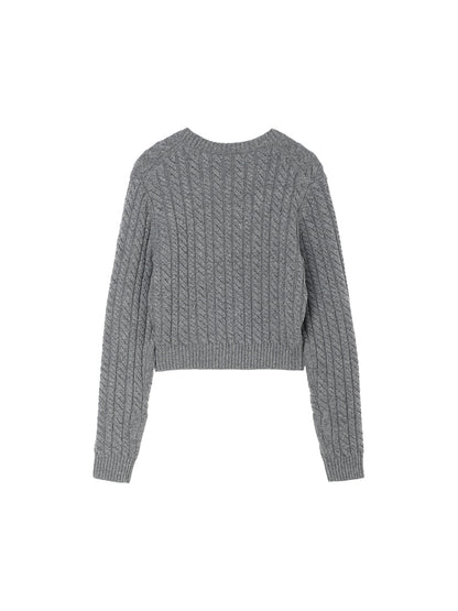 wool cable KNIT