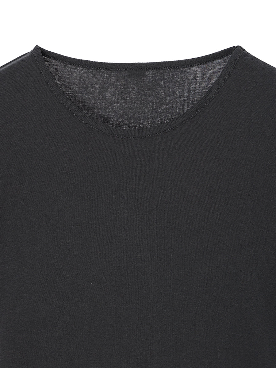 cotton/cashmere feathery T-shirt (mini)