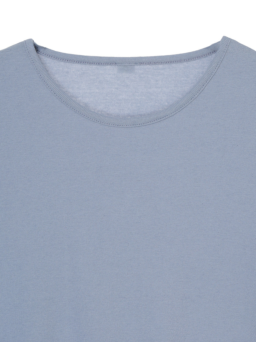 cotton/cashmere feathery T-shirt (mini)