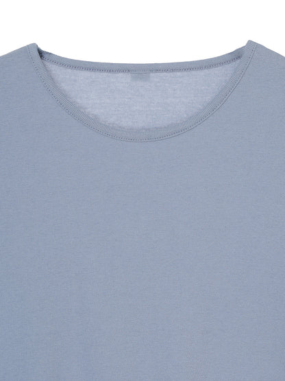 cotton/cashmere feathery T-shirt (mini)