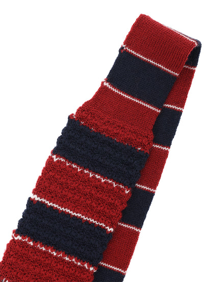 striped KNIT tie