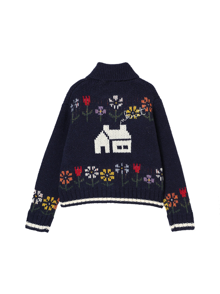 sweet home zip KNIT