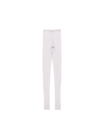 sheer rib KNIT leggings