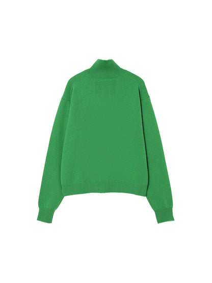 cashmere high neck KNIT cardigan【large】