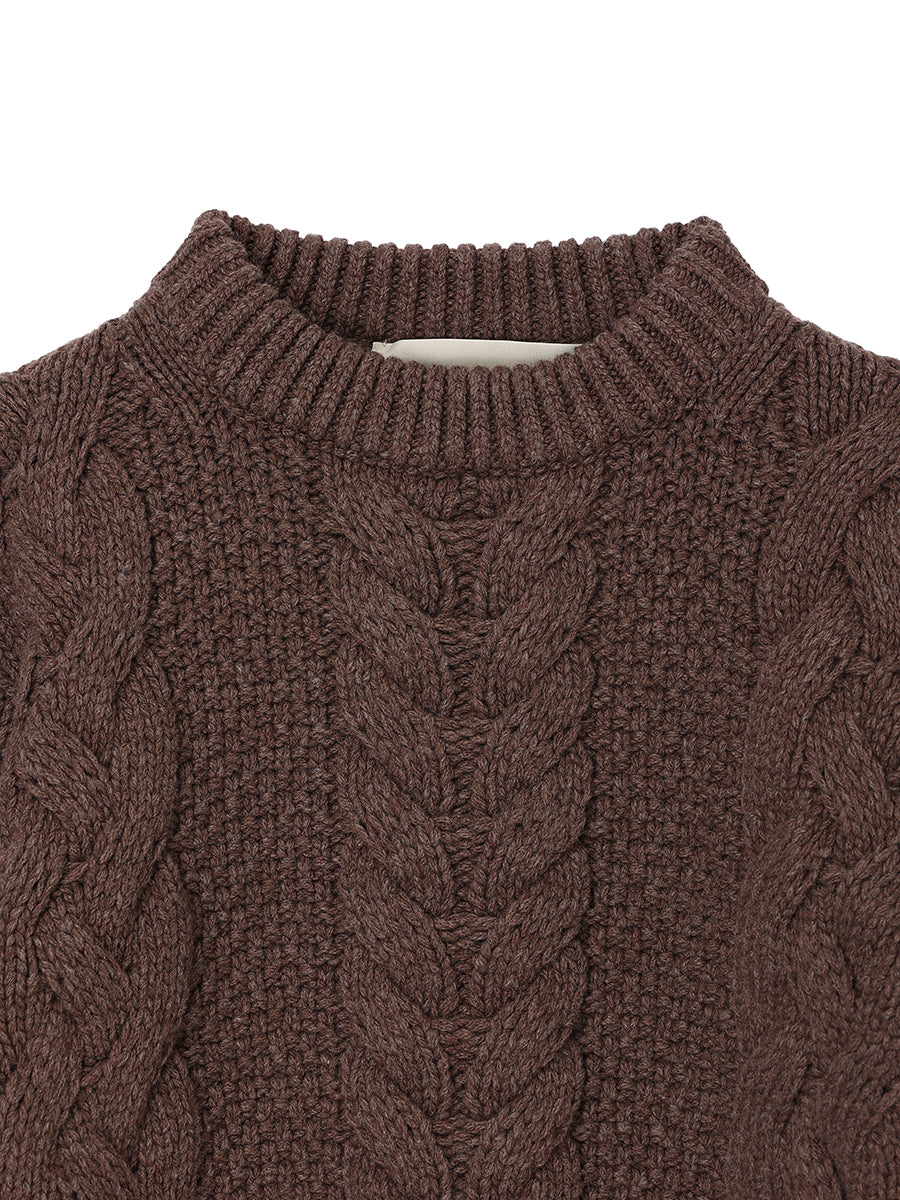 chunky cable KNIT