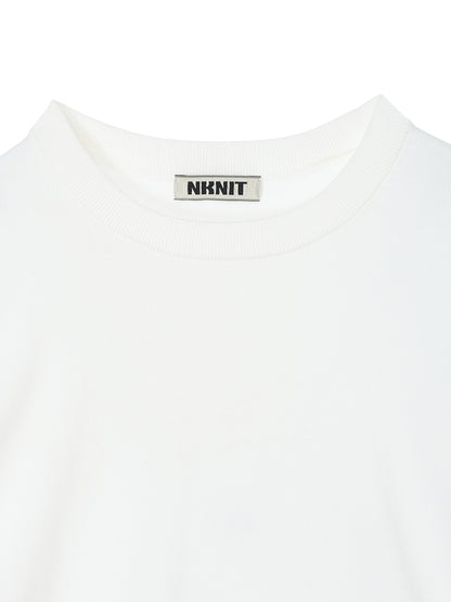cotton/acetate KNIT t-shirt(medium)