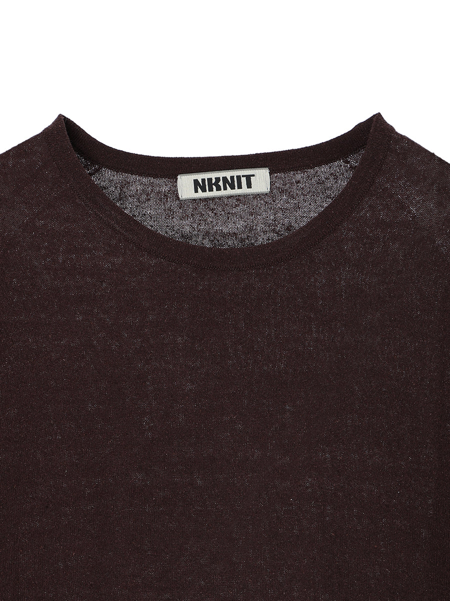 100% silk long sleeve KNIT