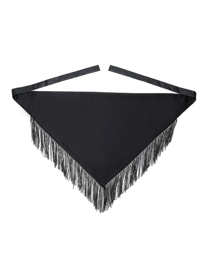 triangle fringe scarf