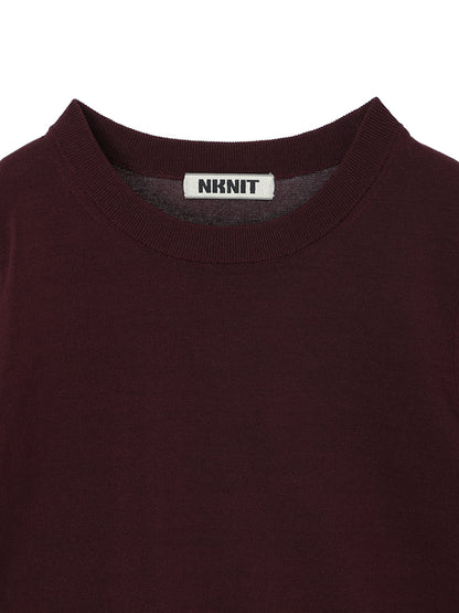 cotton/acetate KNIT t-shirt（mini)