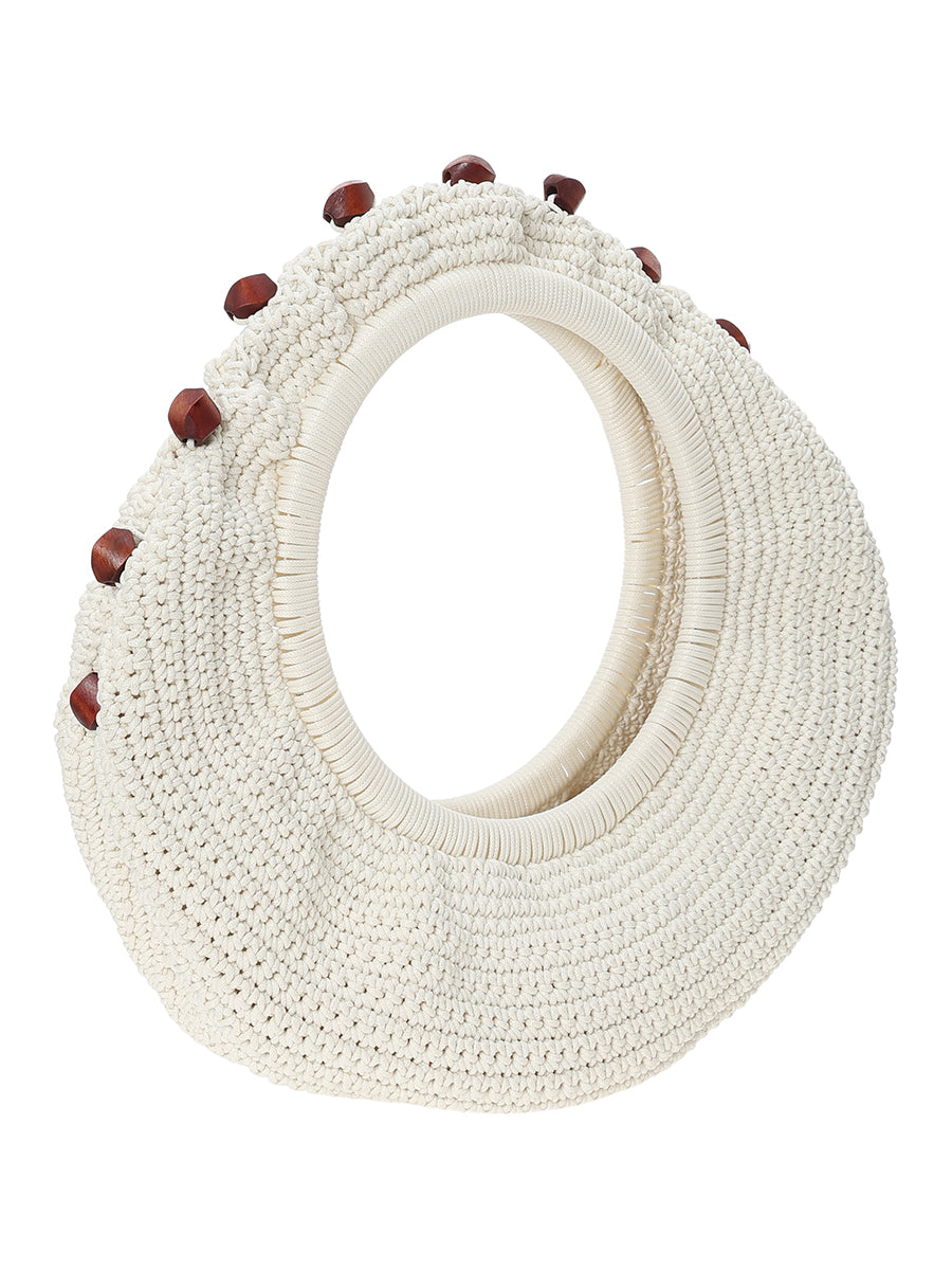 circle KNIT bag (large）