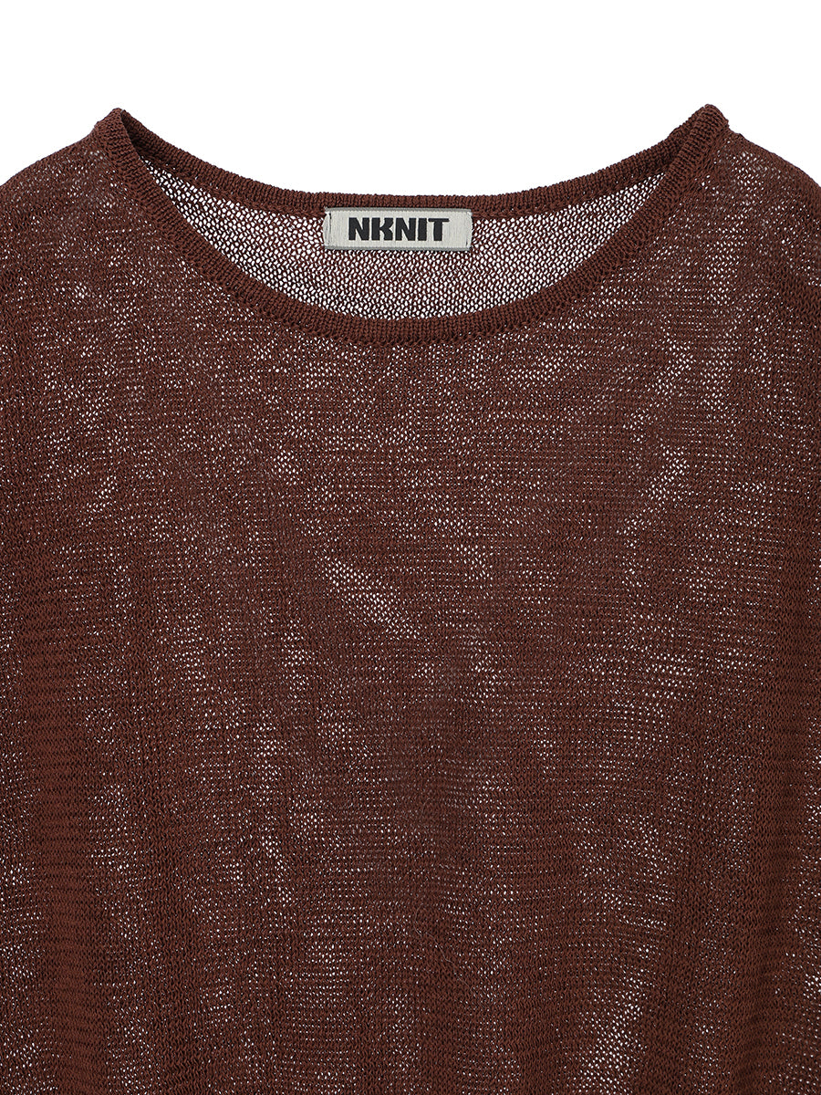 crispy cotton sleeveless KNIT