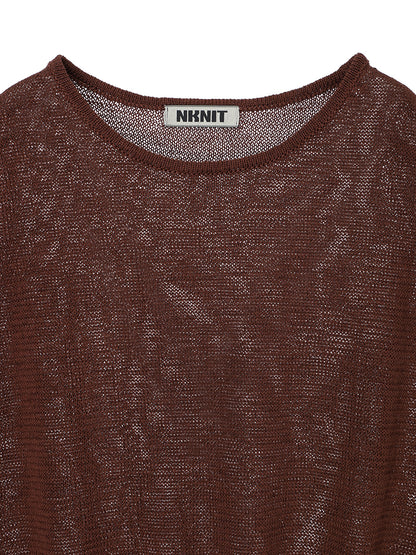 crispy cotton sleeveless KNIT