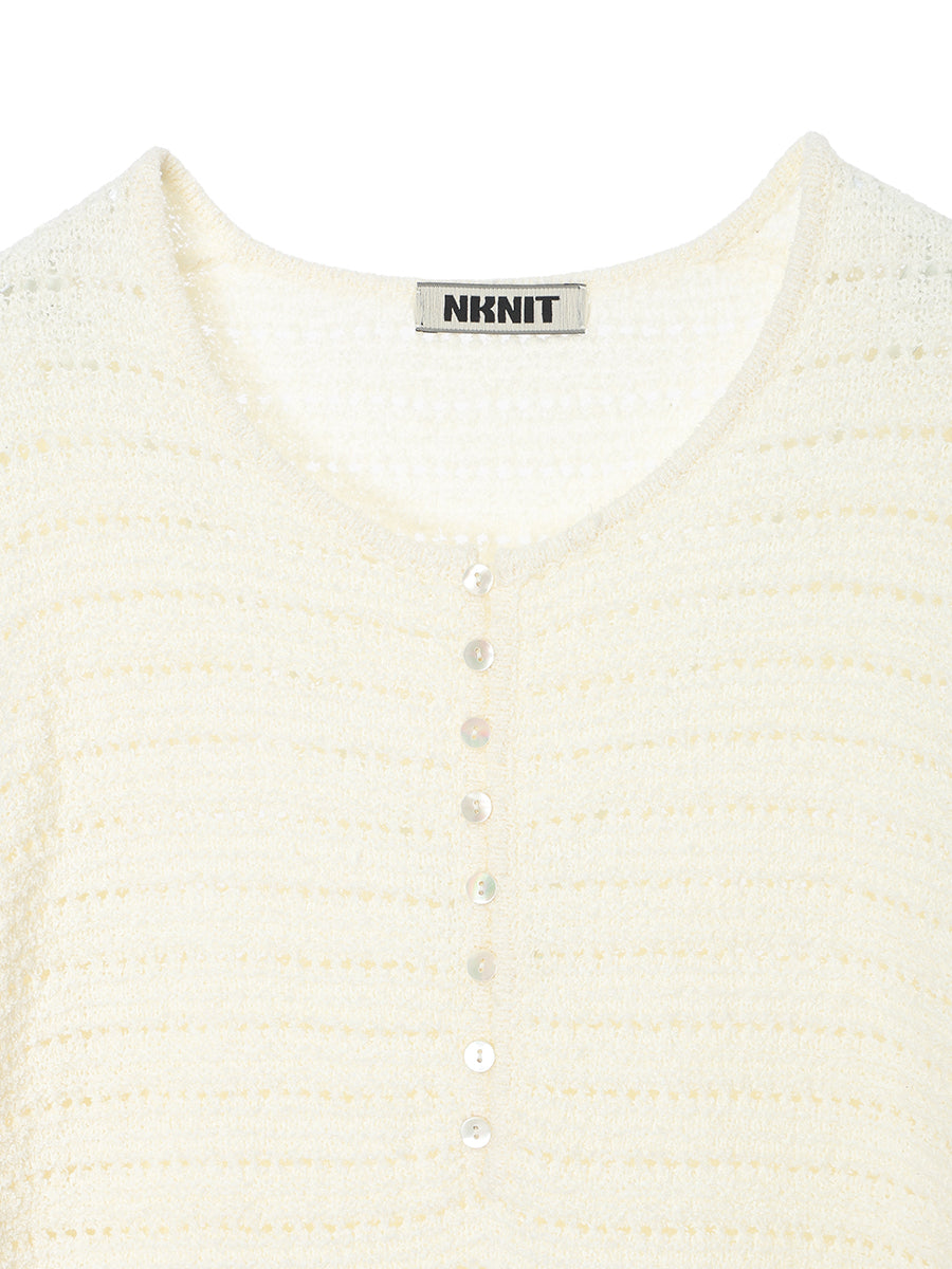 mesh KNIT tops