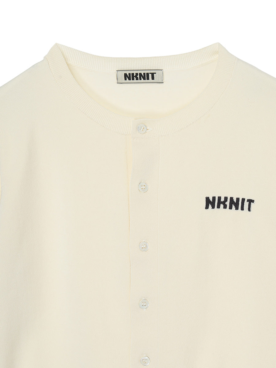 NKNIT logo cardigan