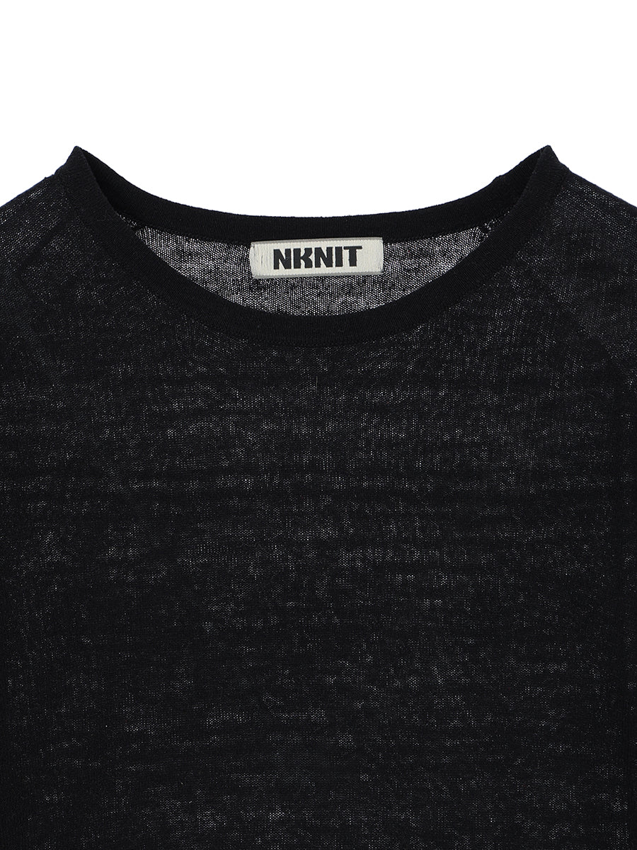 100% silk long sleeve KNIT