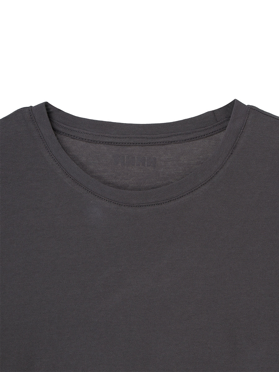 washed cotton t-shirt  2 pcses set