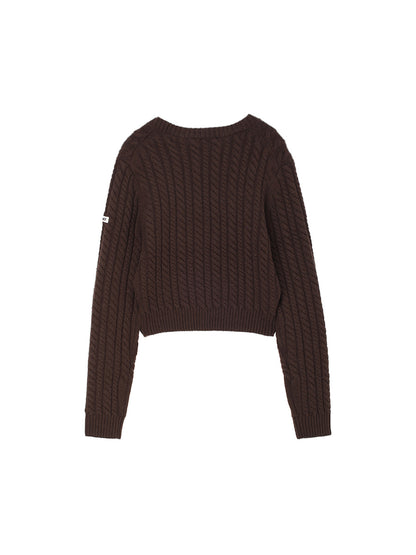 wool cable KNIT