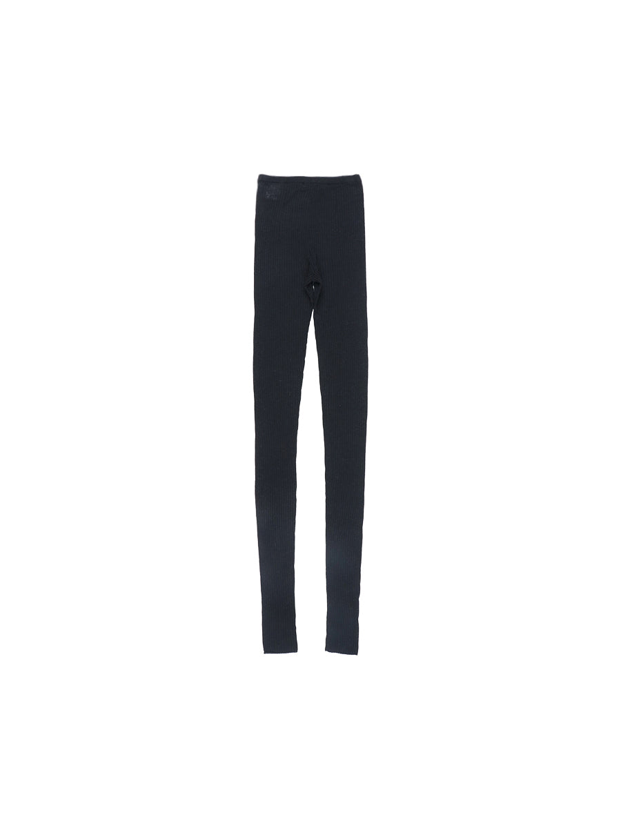 sheer rib KNIT leggings
