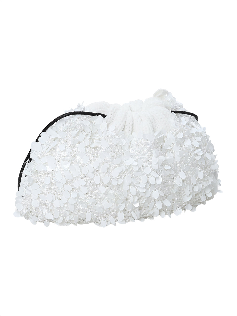 spangle KNIT mini bag