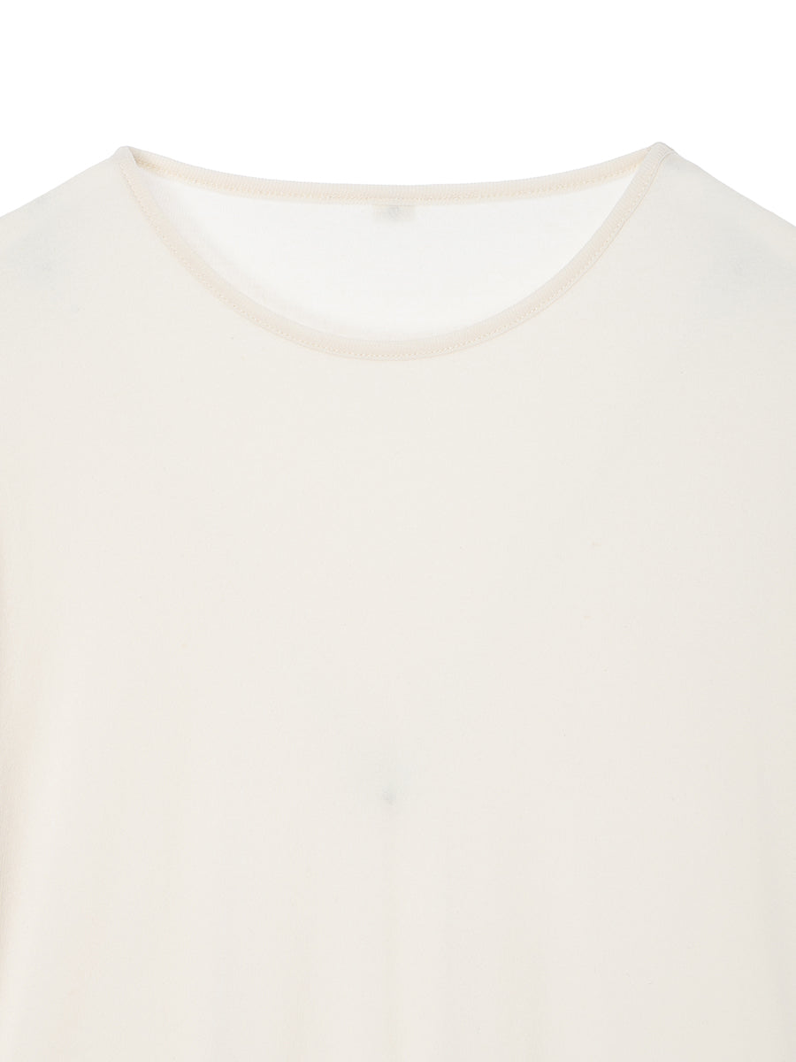 cotton/cashmere feathery T-shirt (small)