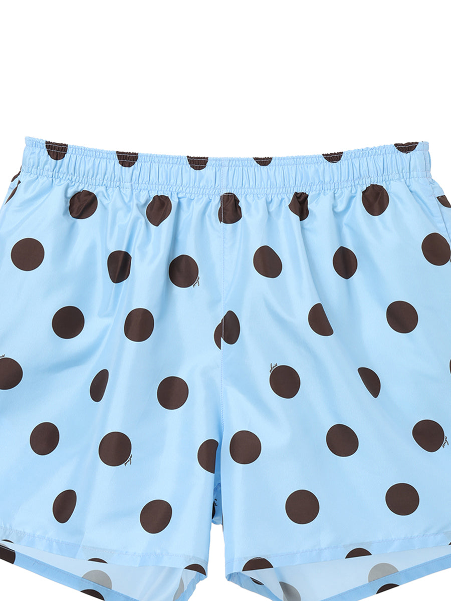 dot swim shorts