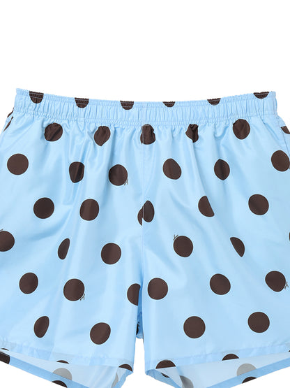 dot swim shorts