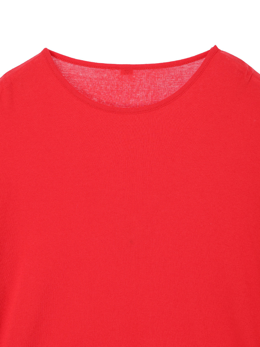 cotton/cashmere feathery T-shirt (big) – NKNIT