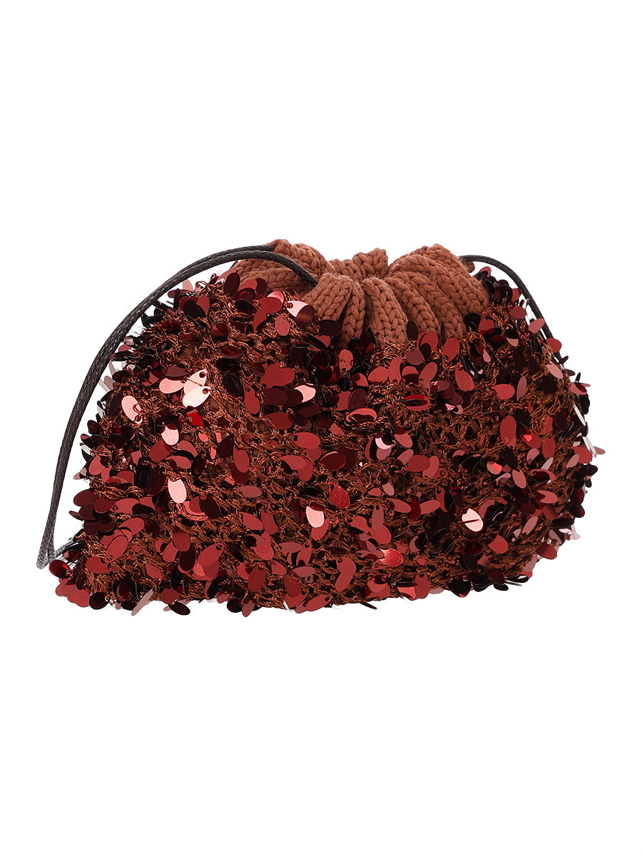 spangle KNIT mini bag