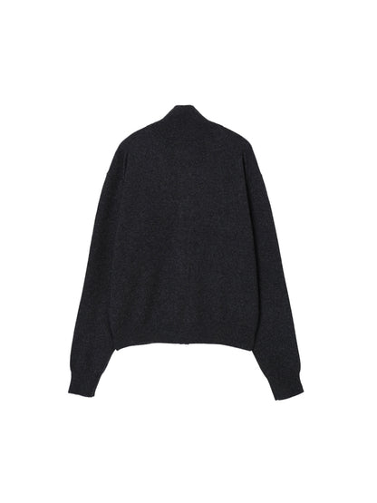 cashmere high neck KNIT cardigan【large】