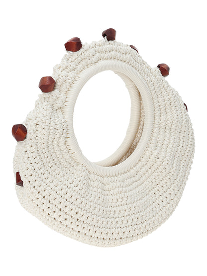 circle KNIT bag (small）