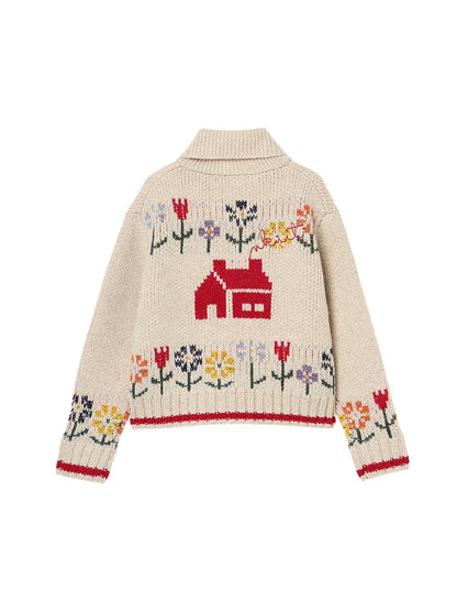 sweet home zip KNIT