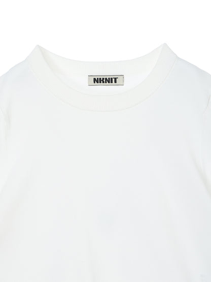 cotton/acetate KNIT t-shirt（mini)
