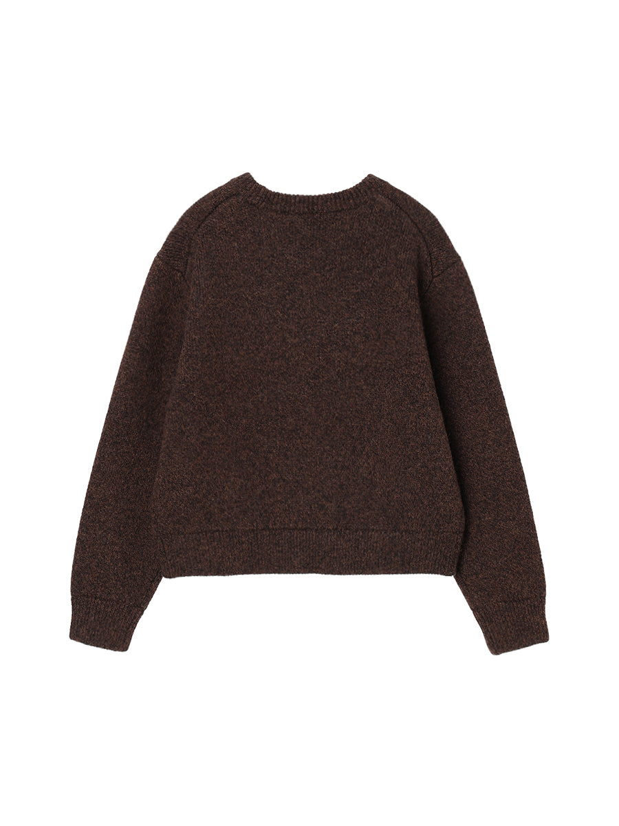 emblem jacquard KNIT