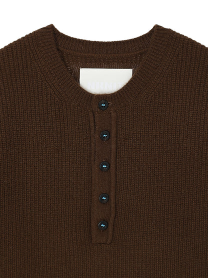 cashmere henley KNIT【large】