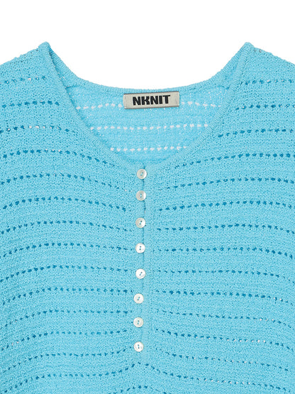 mesh KNIT tops