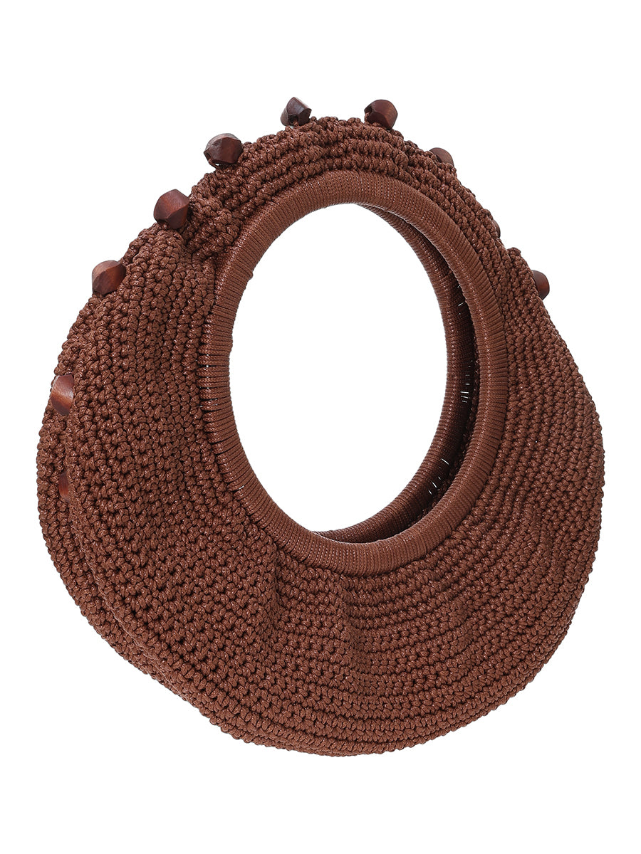 circle KNIT bag (large）