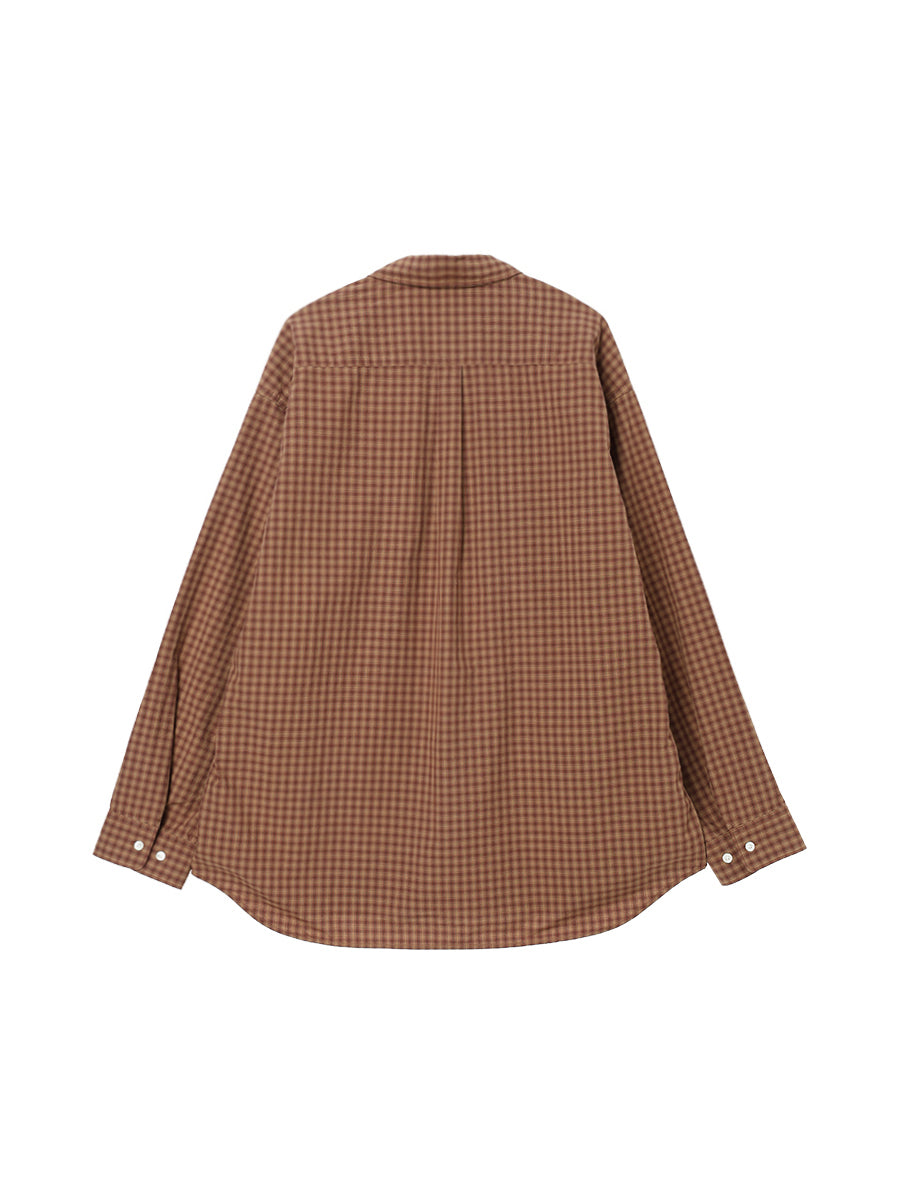 oversized checkered shirt