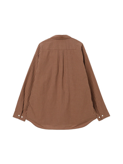 oversized checkered shirt