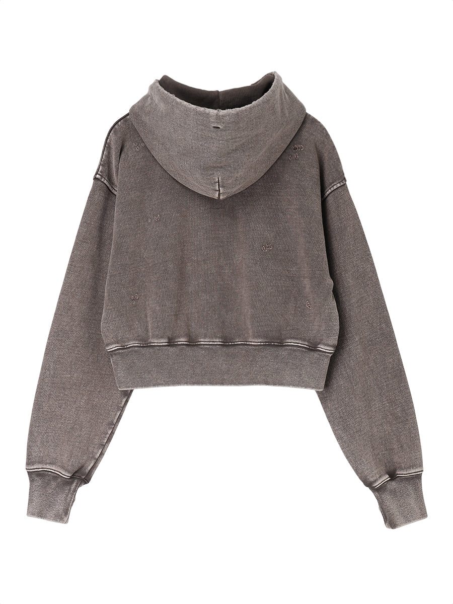 embroidery logo used finish hoodie【mini】
