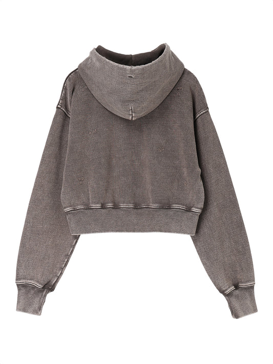 embroidery logo used finish hoodie【mini】