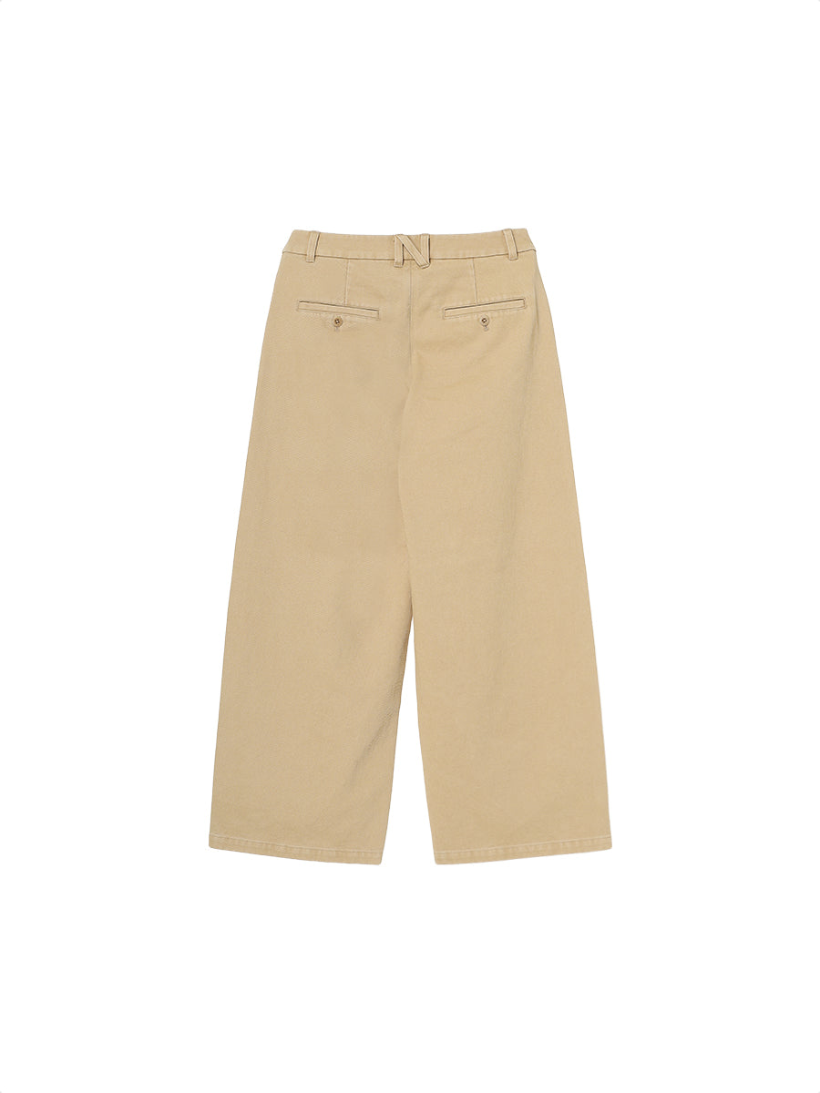 vintage washed chino trousers