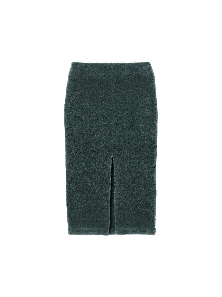 fluffy wool KNIT skirt