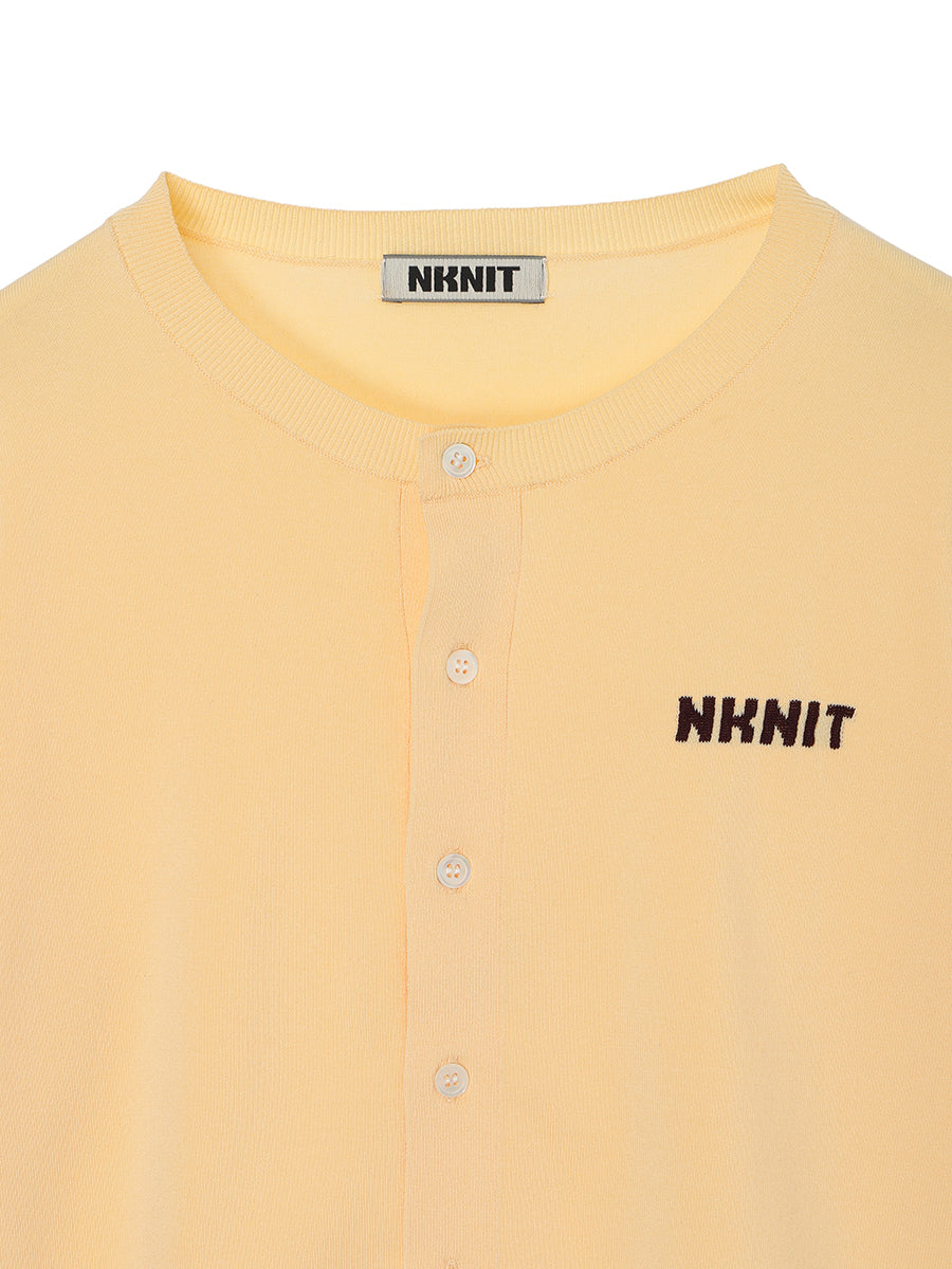 NKNIT logo cardigan