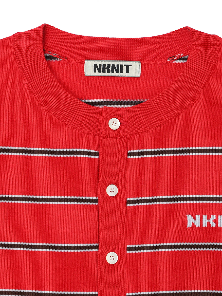 NKNIT logo cardigan