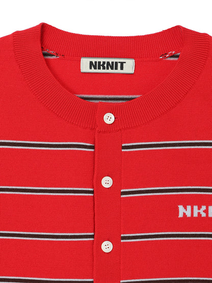 NKNIT logo cardigan